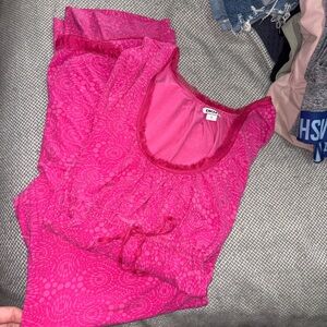 DKNY Fuchsia Textured Pj Set